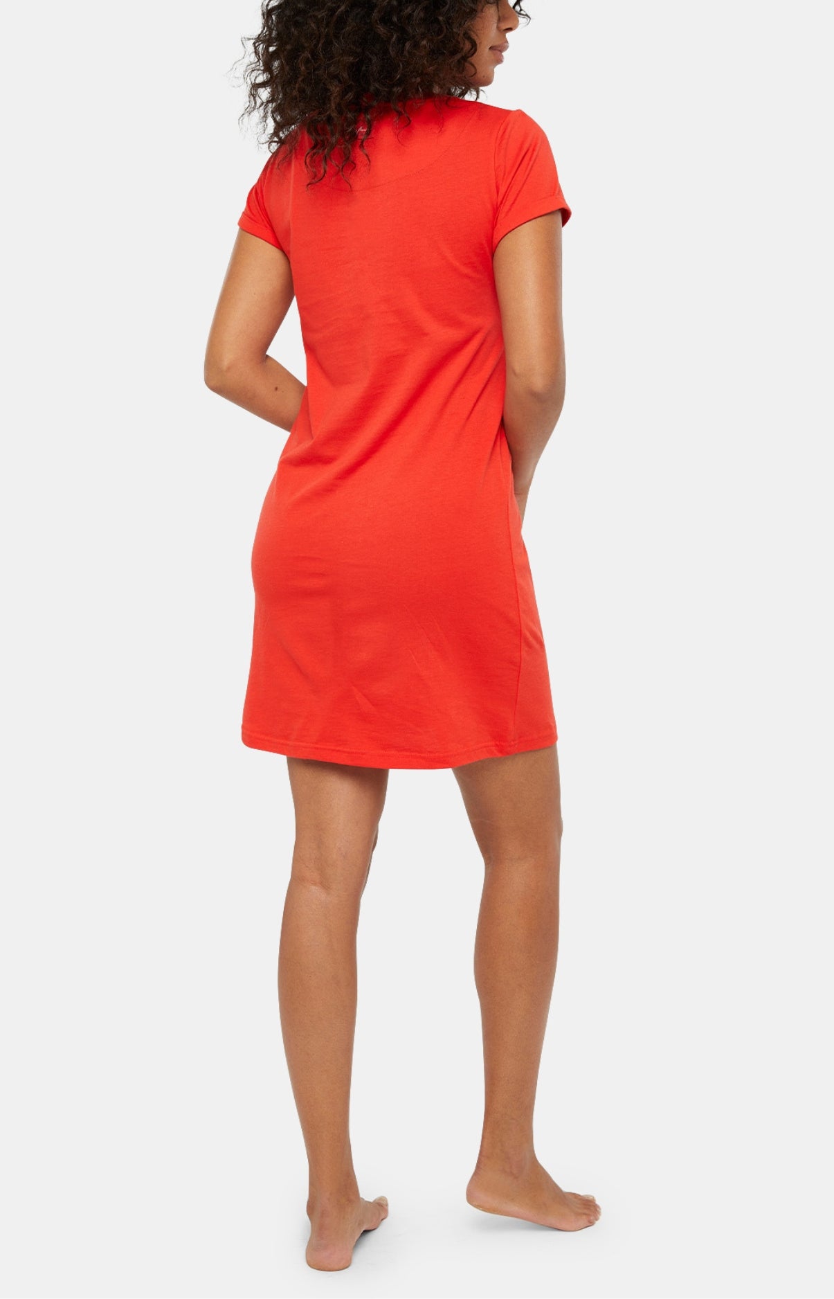 Chemise de nuit Femme Joli Coeur Rouge 4