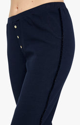 Legg Femme Coton Marine 7
