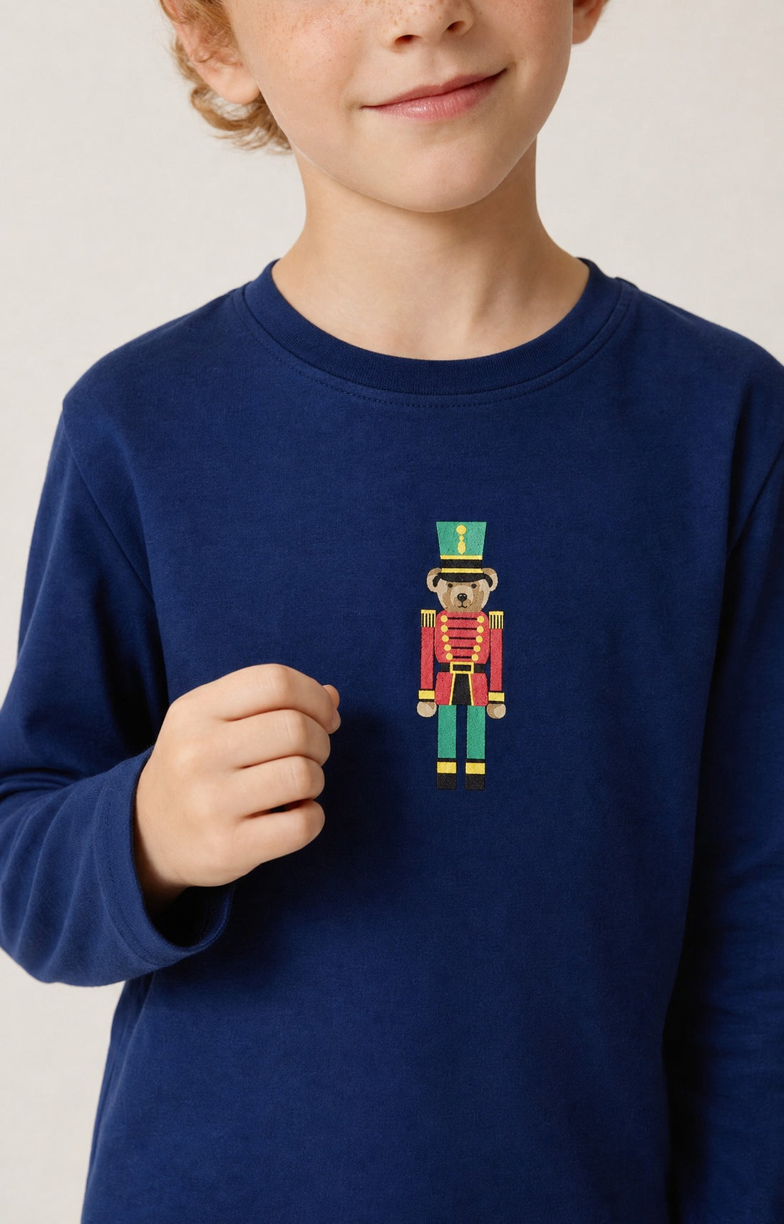 Pyjama enfant en jersey de coton épais - Léon