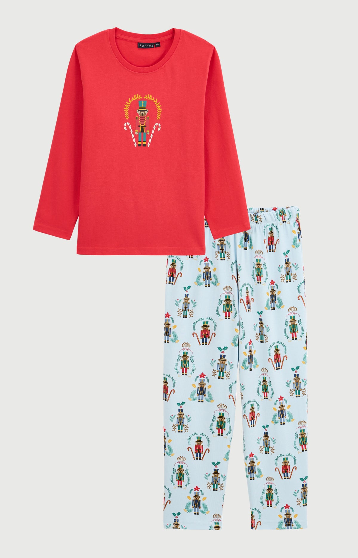 Pyjama enfant en jersey de coton épais - Casse-noisette