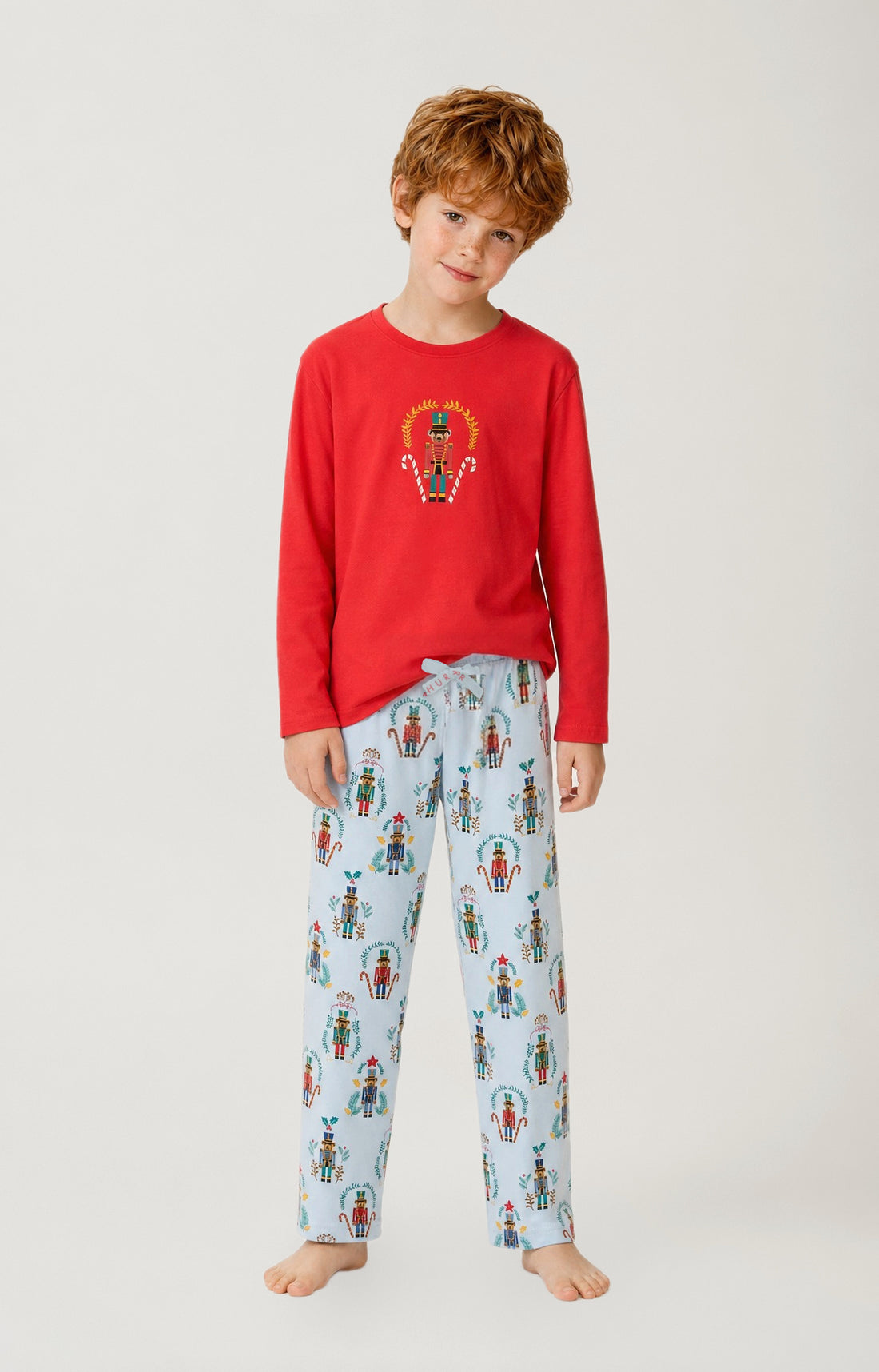 Pyjama enfant en jersey de coton épais - Casse-noisette