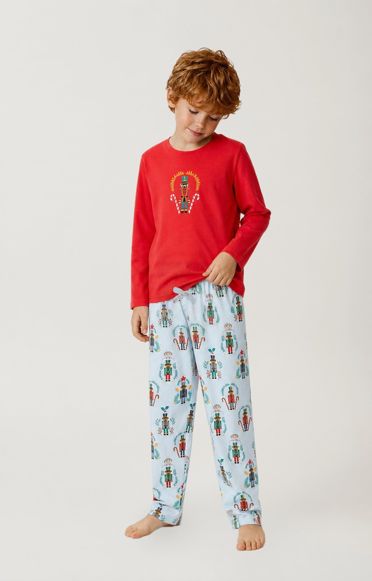 Pyjama enfant en jersey de coton épais - Casse-noisette