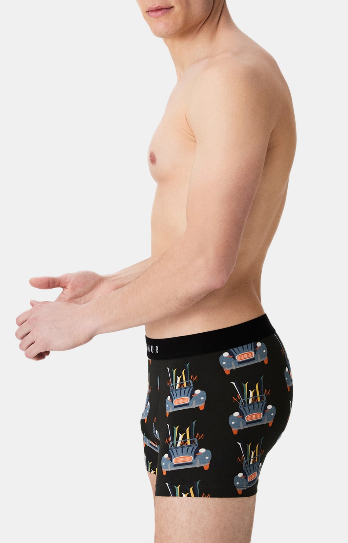 Boxers homme Ski You Later NOIR 5