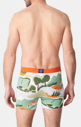 Boxer Homme Campagne Homme Vert 5