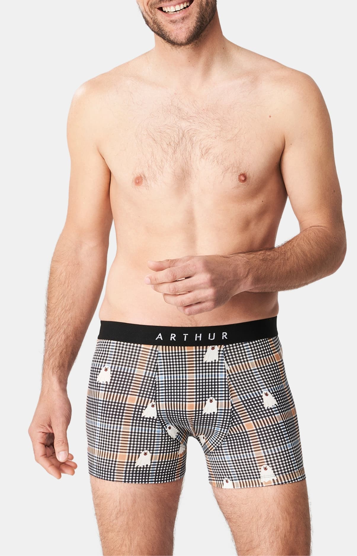 Boxer Homme Dans de beaux draps Noir 2