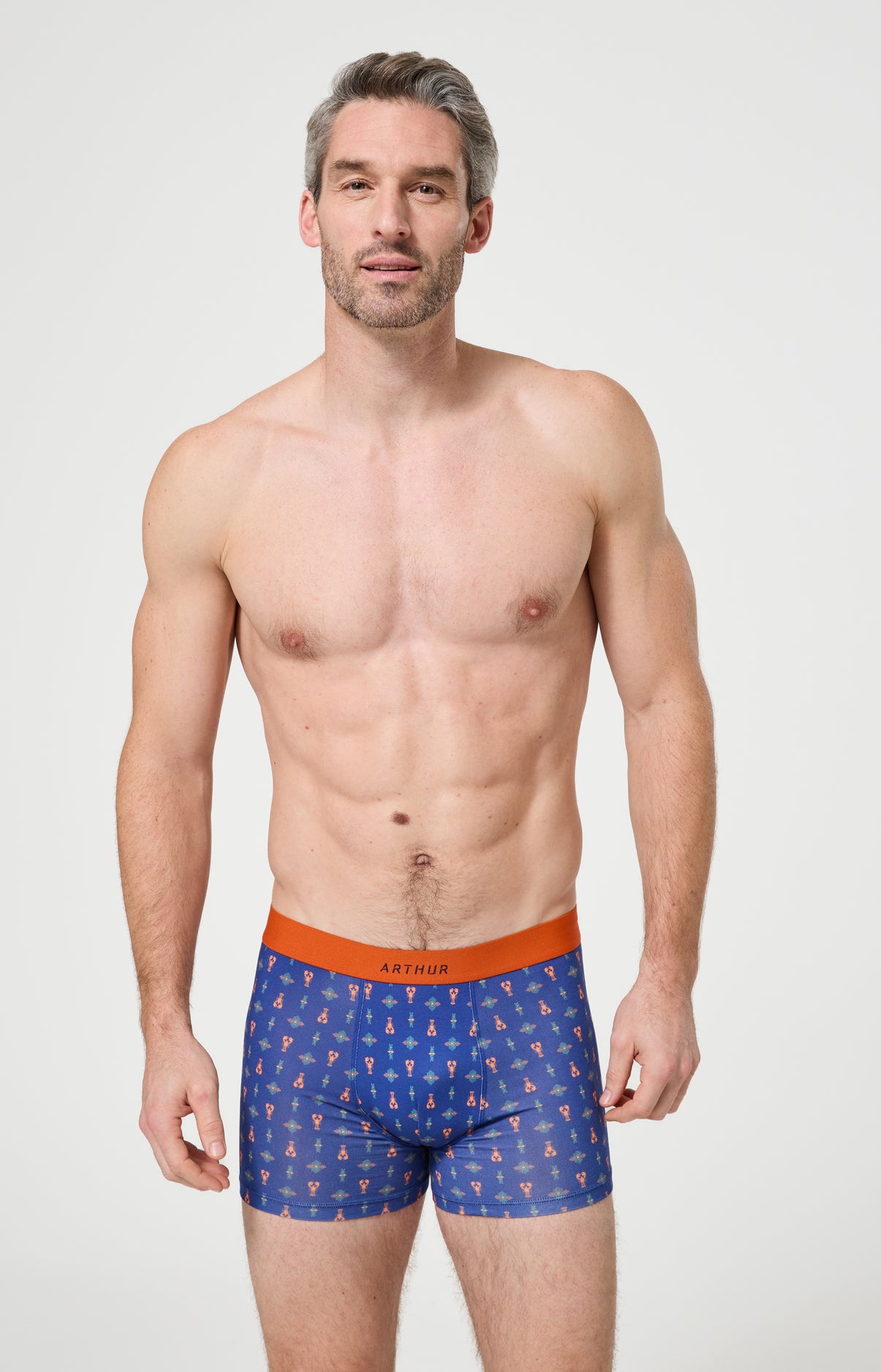 Boxer homme Pince sans rire Imprimé homards et signes tribaux 2
