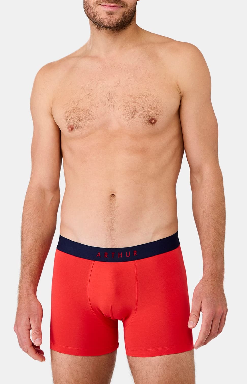 Boxer coton - Rouge 2
