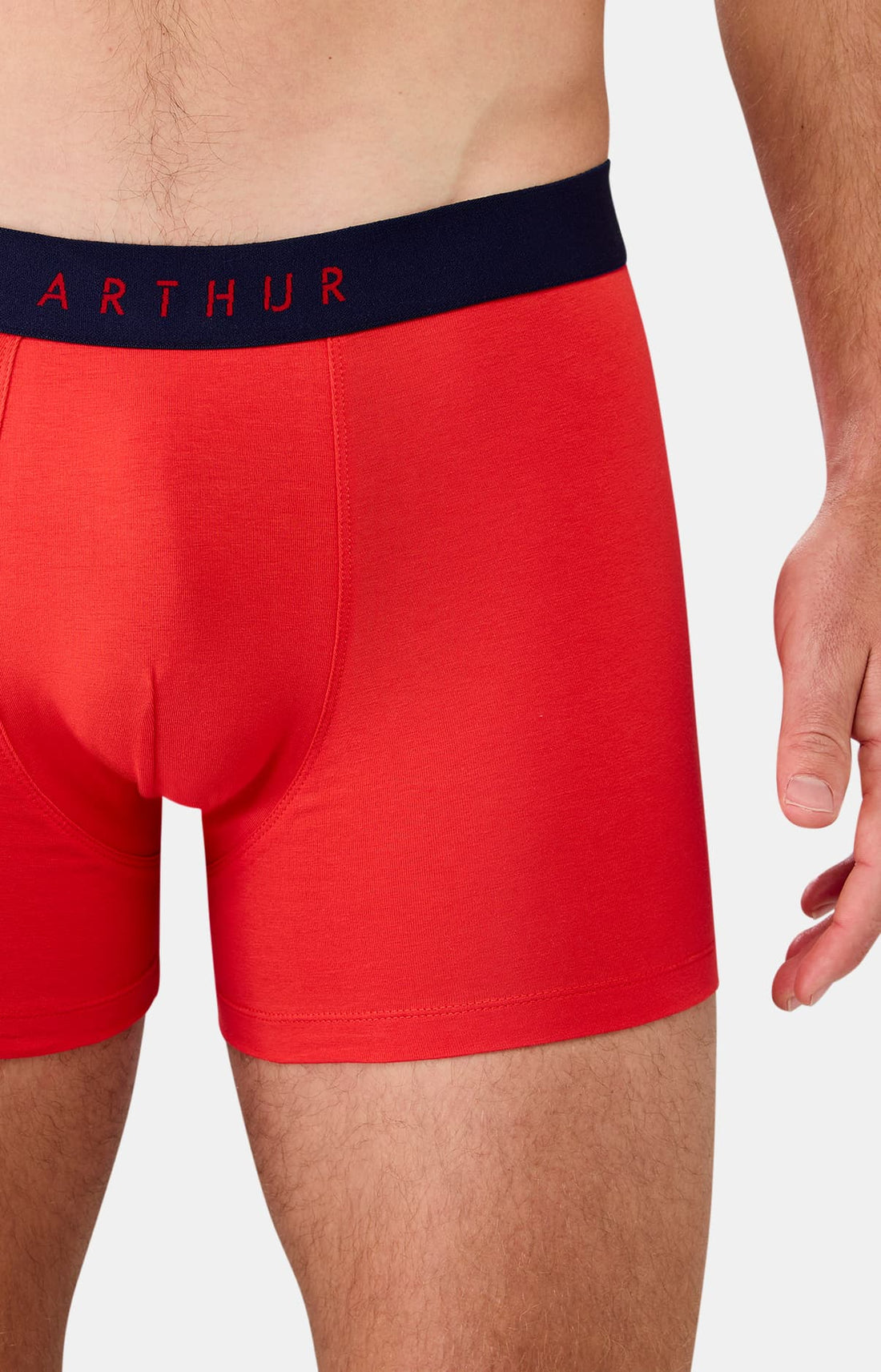 Boxer coton - Rouge 1
