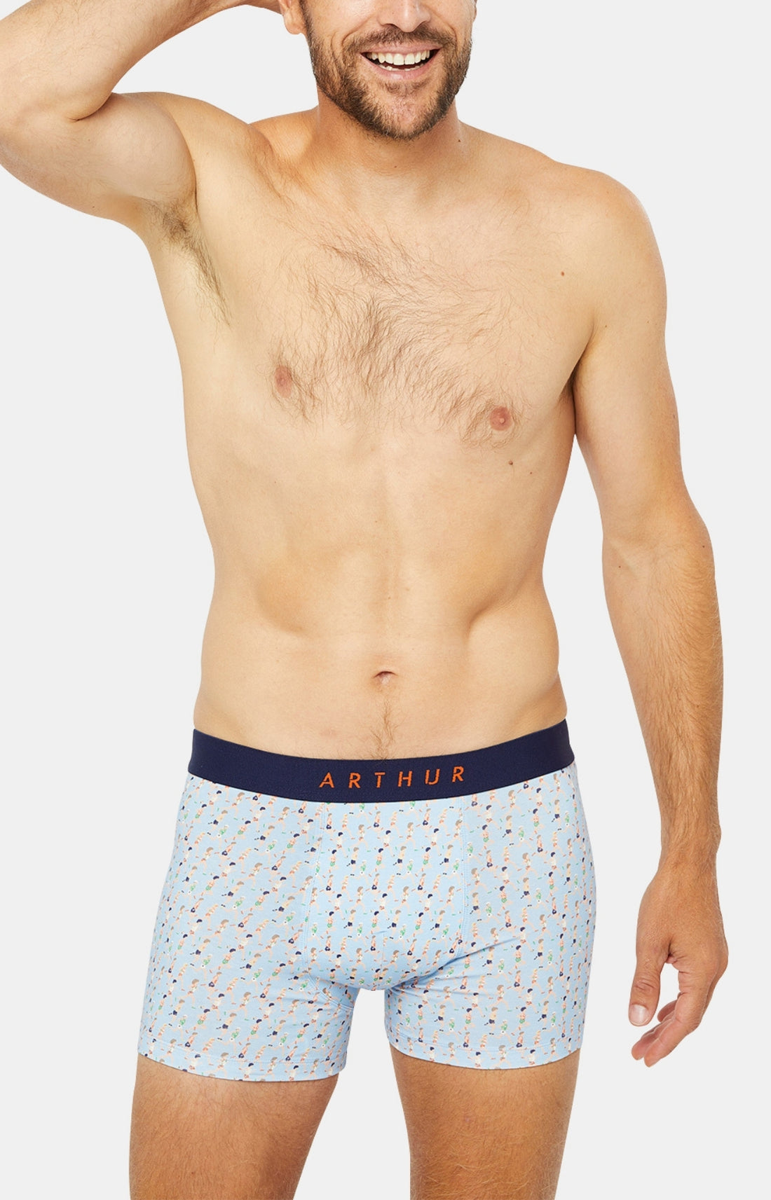 Boxer Homme Marathon Bleu 1