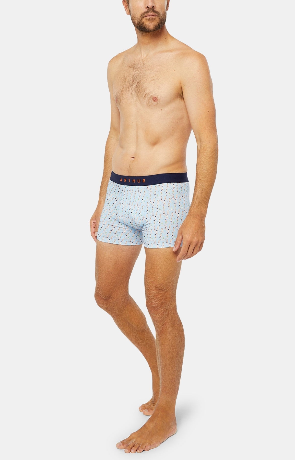 Boxer Homme Marathon Bleu 4