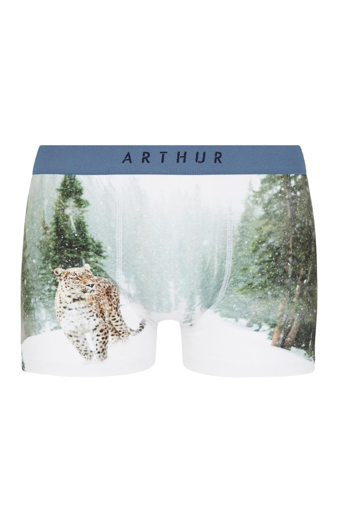 Boxer panthère des neiges Blanc 3