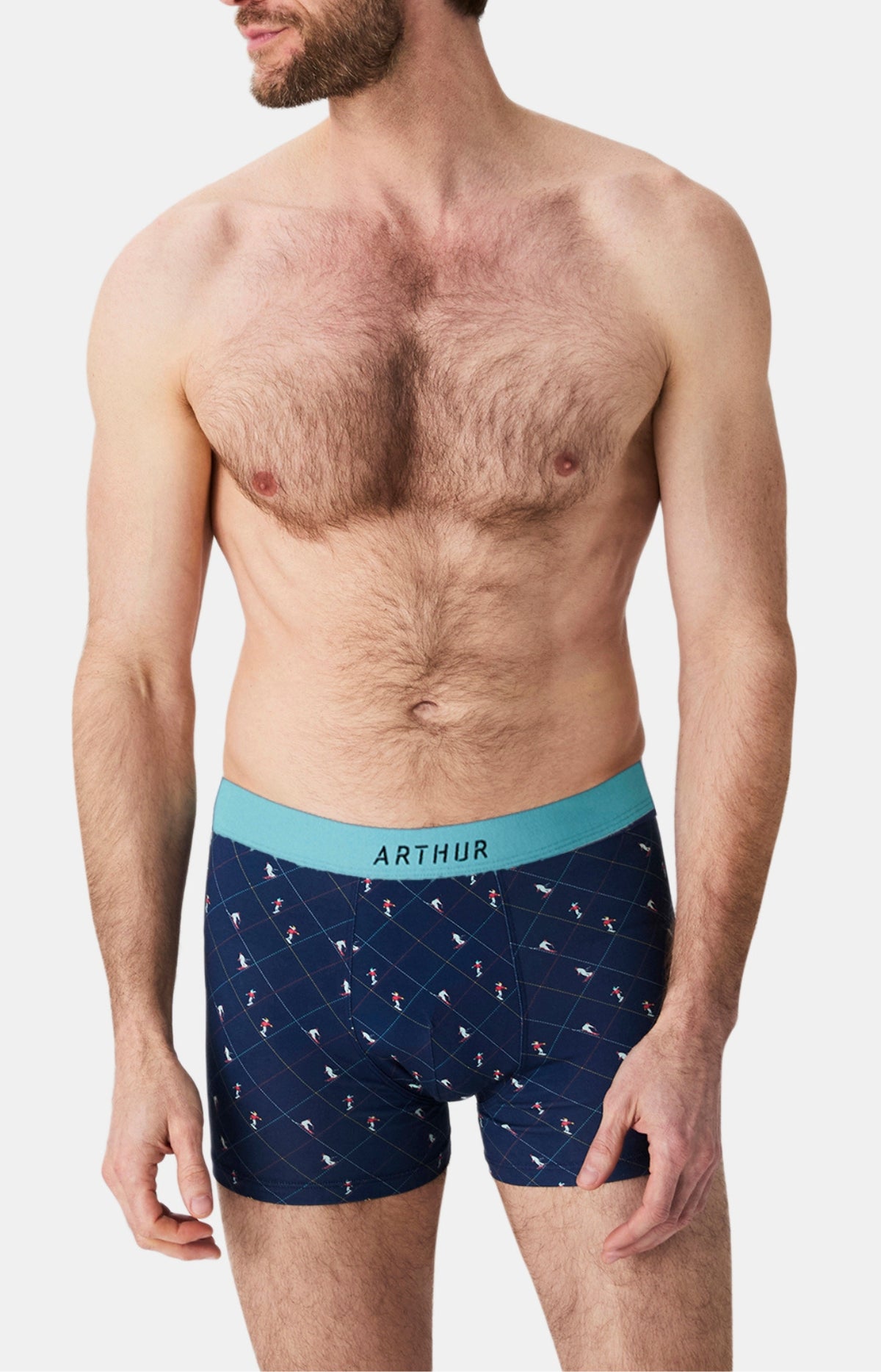 Boxers homme Ski MARINE 4