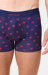 Boxer homme Kiss Imprimé bisous rouge à lèvre 1