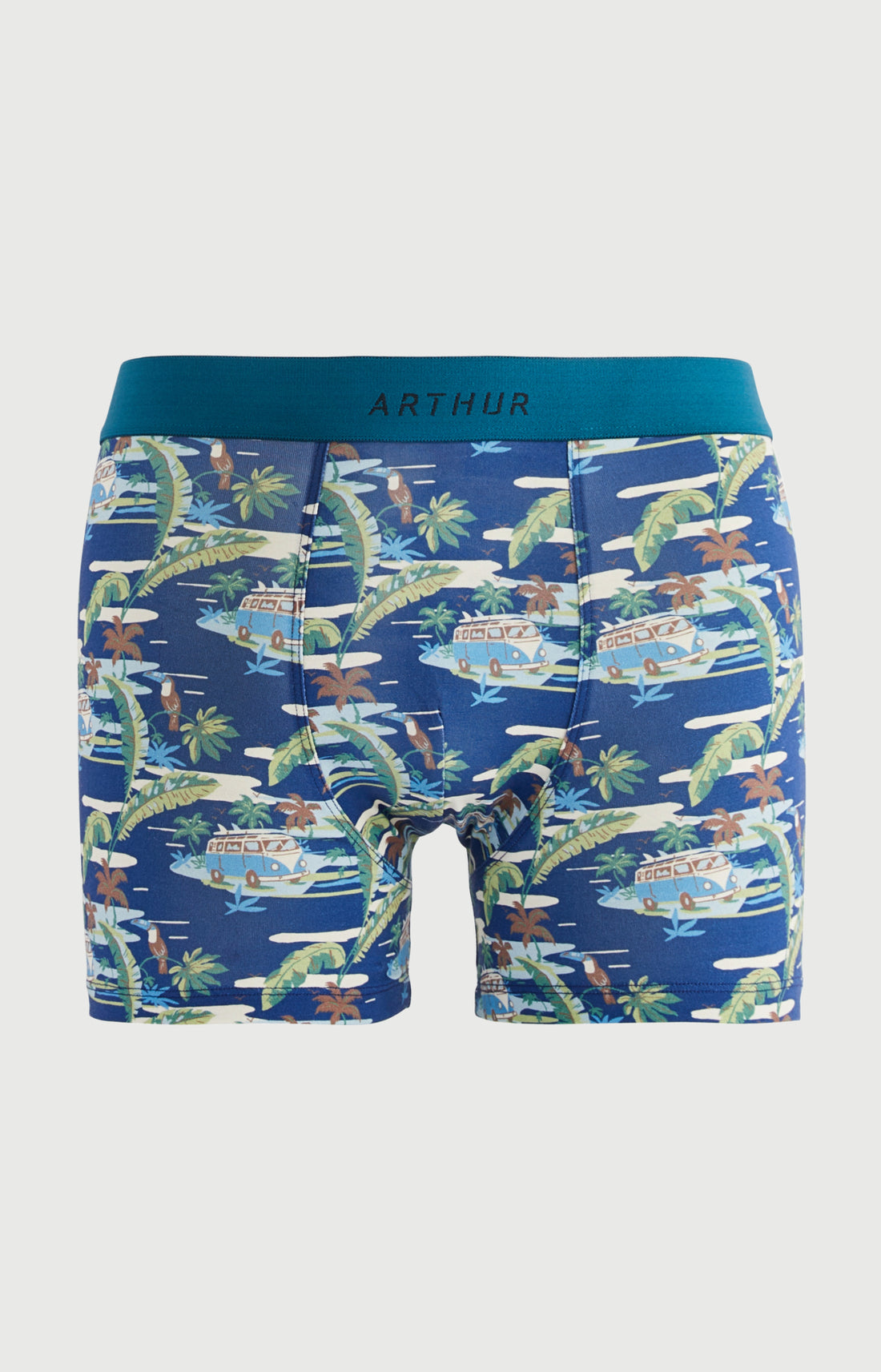 Boxer homme Van Life Imprimé vannes et palmiers multicolores 3