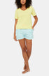 Short Femme Petit Vélo Bleu 1