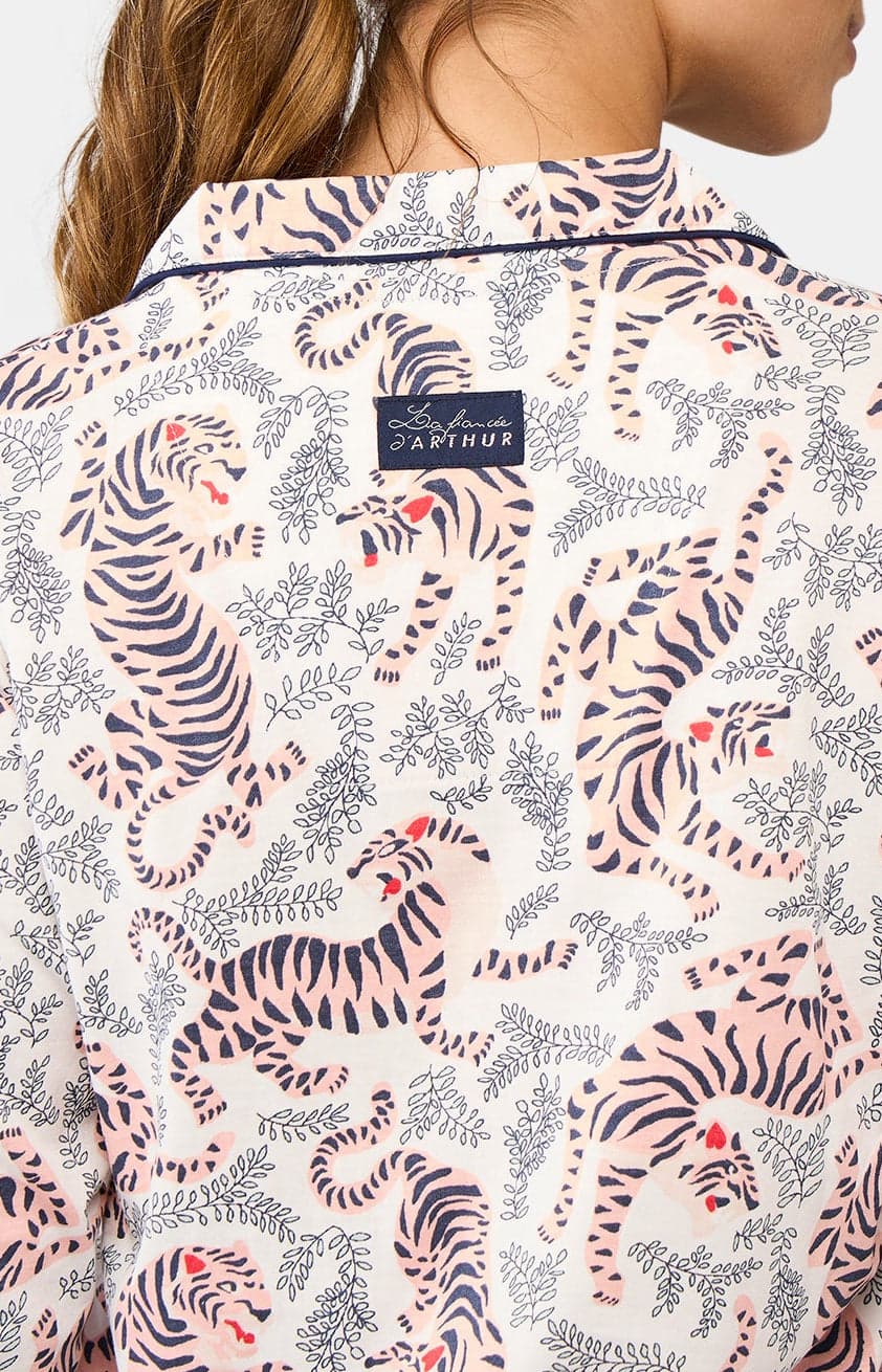 Pyjama court Tigre - Blanc 6