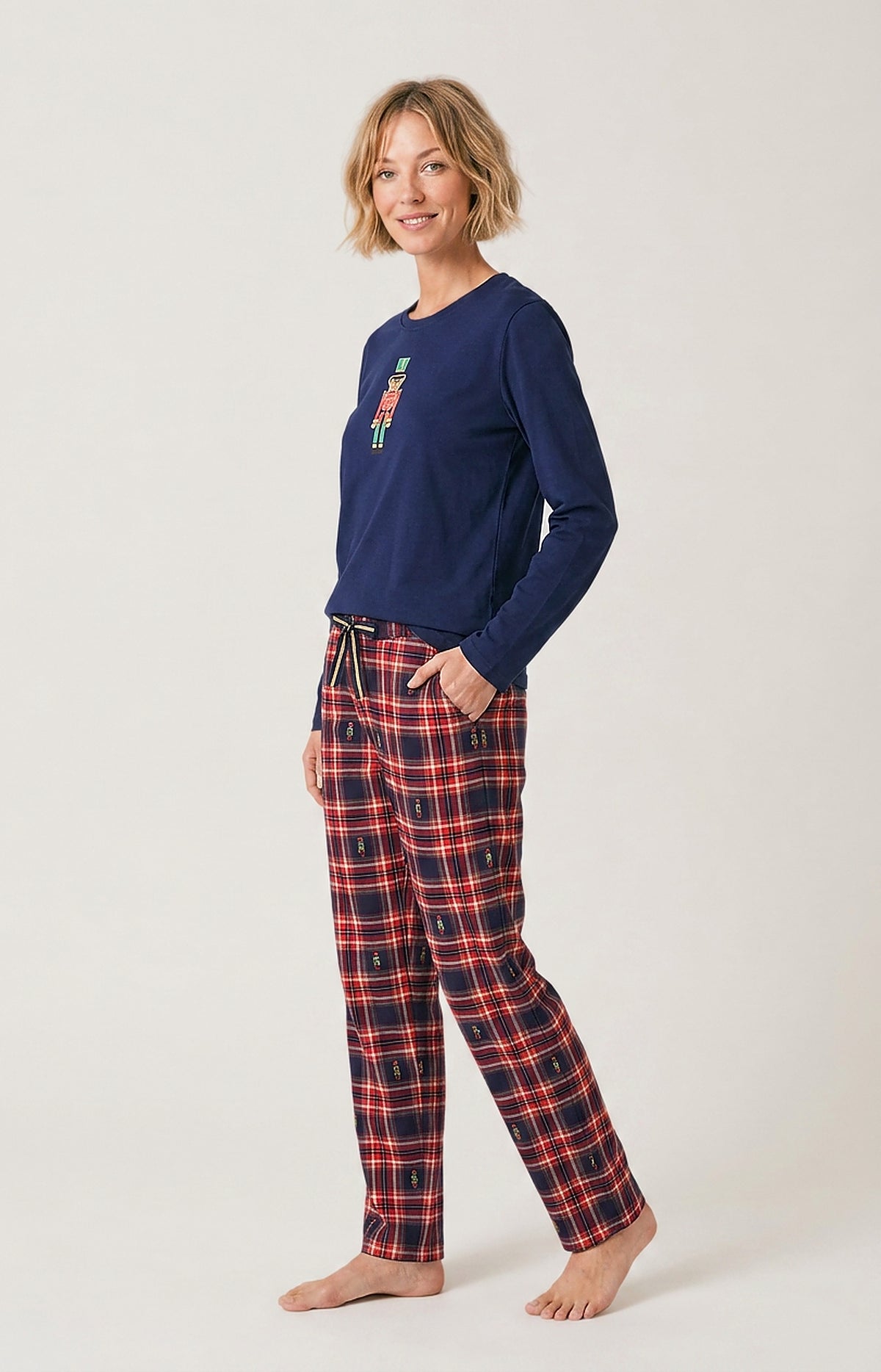 Pyjama en jersey de coton épais - Léon