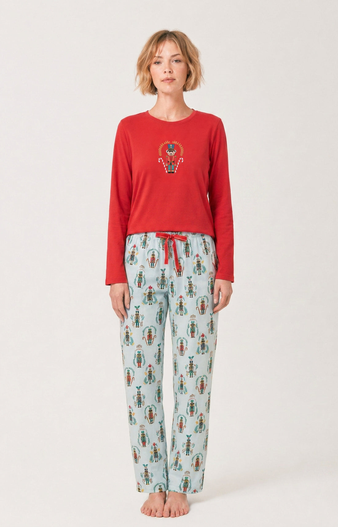 Pyjama en jersey de coton épais - Casse-noisette