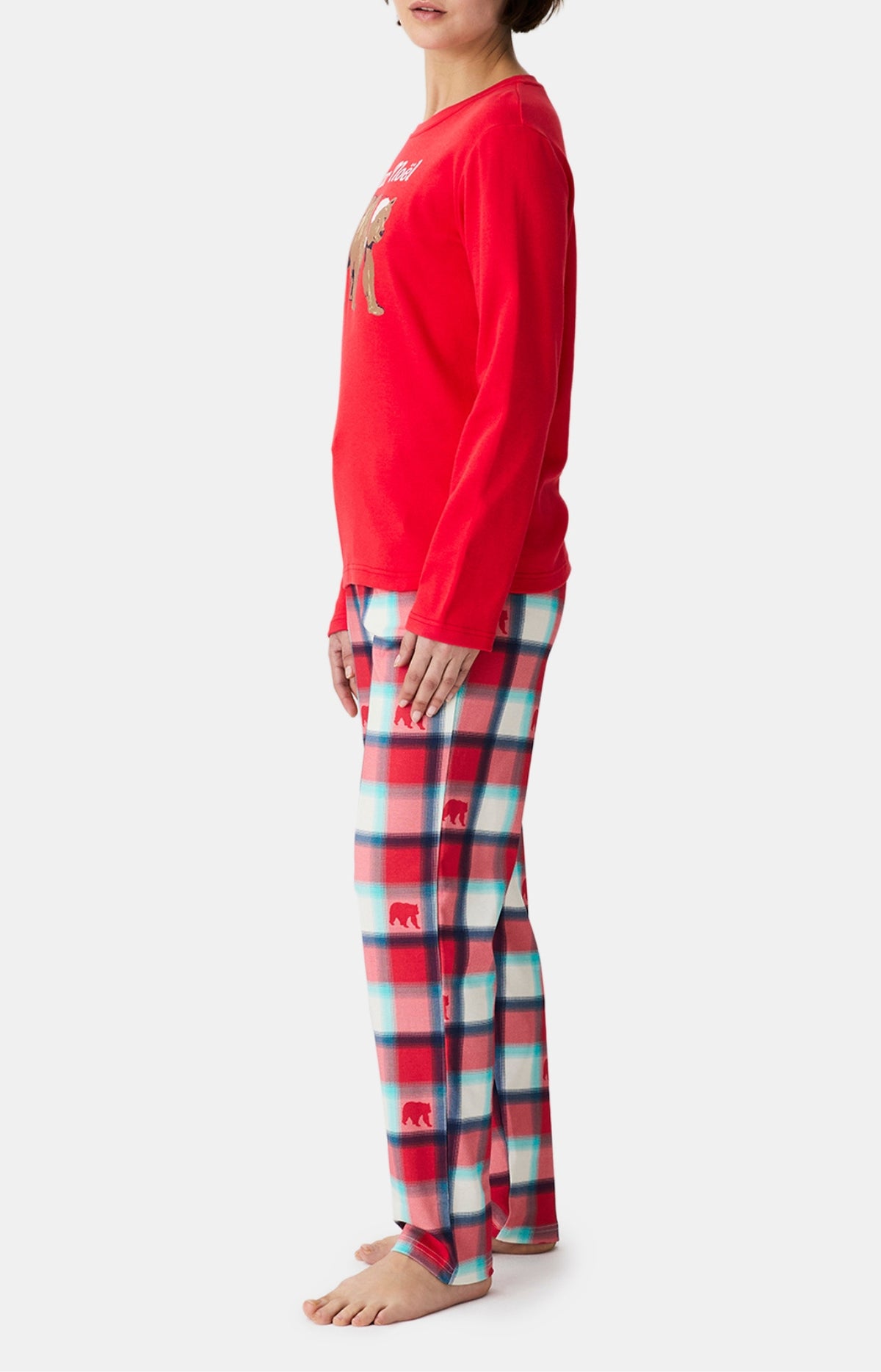 Pyjamas Femme Bear Noël ROUGE 4