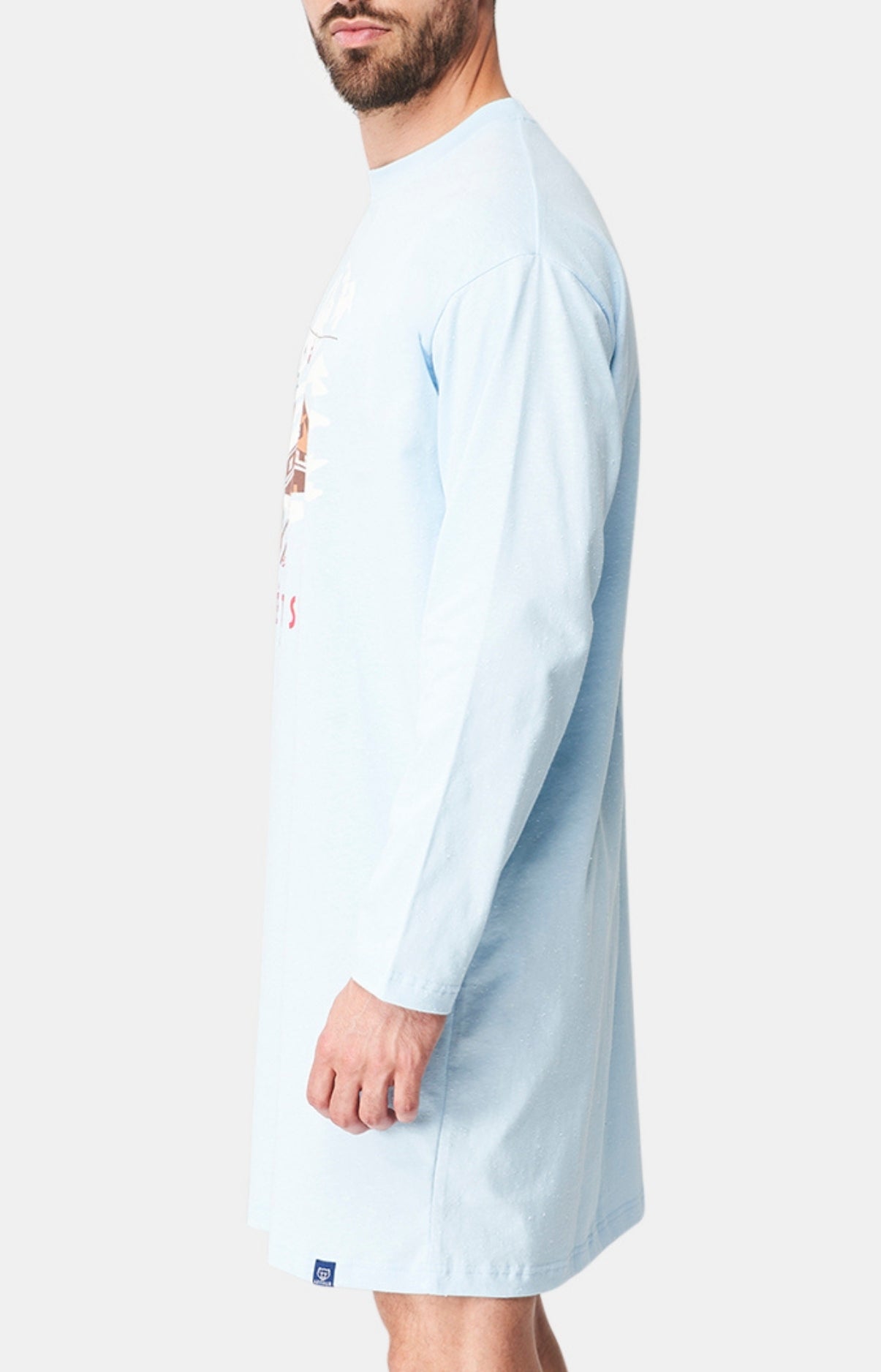 Maxi Tee-shirt Homme Thé Lit Ski Bleu 4