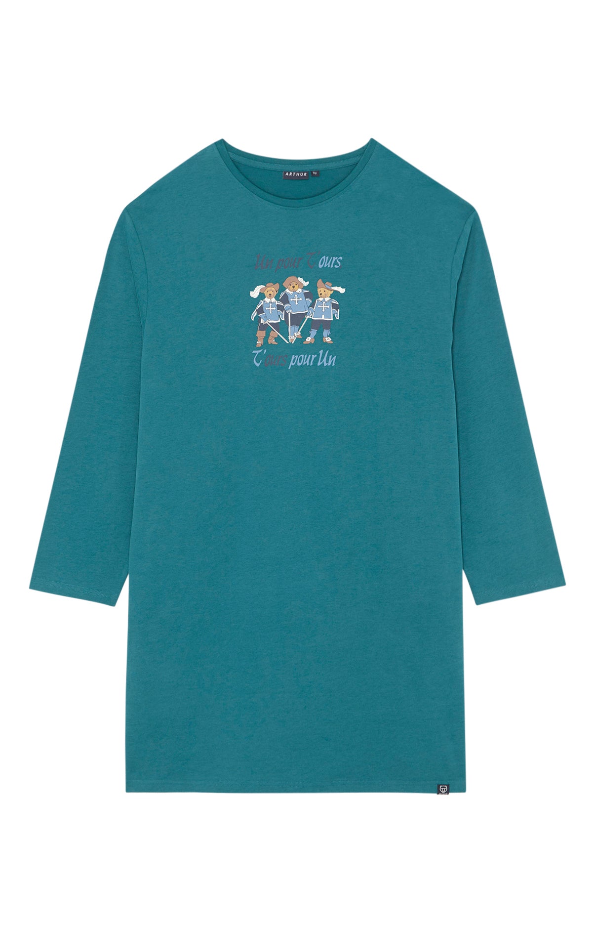 Maxi Tee-shirt Homme Teddy mou(r)squetaires Vert 3