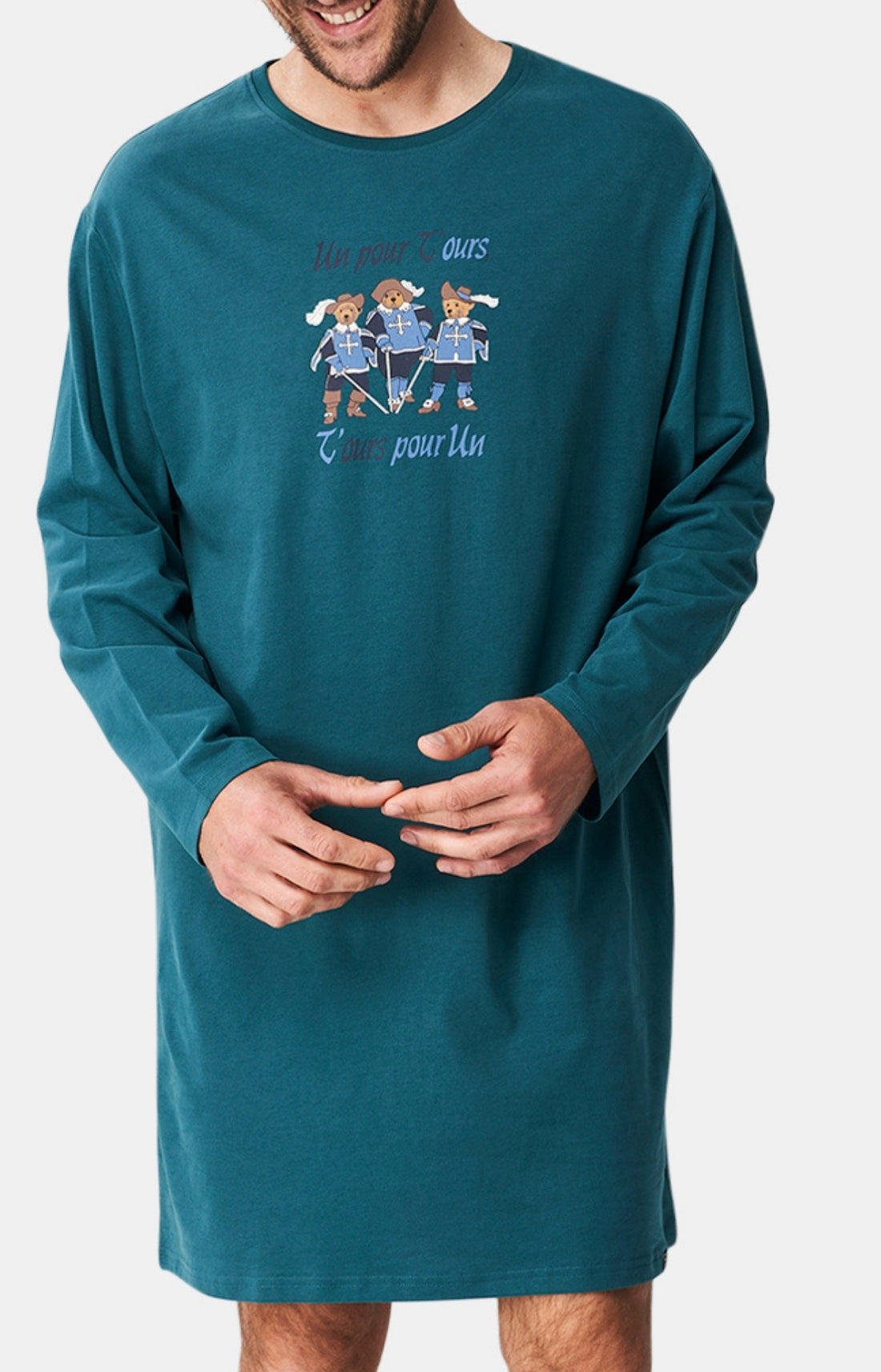 Maxi Tee-shirt Homme Teddy mou(r)squetaires Vert 1