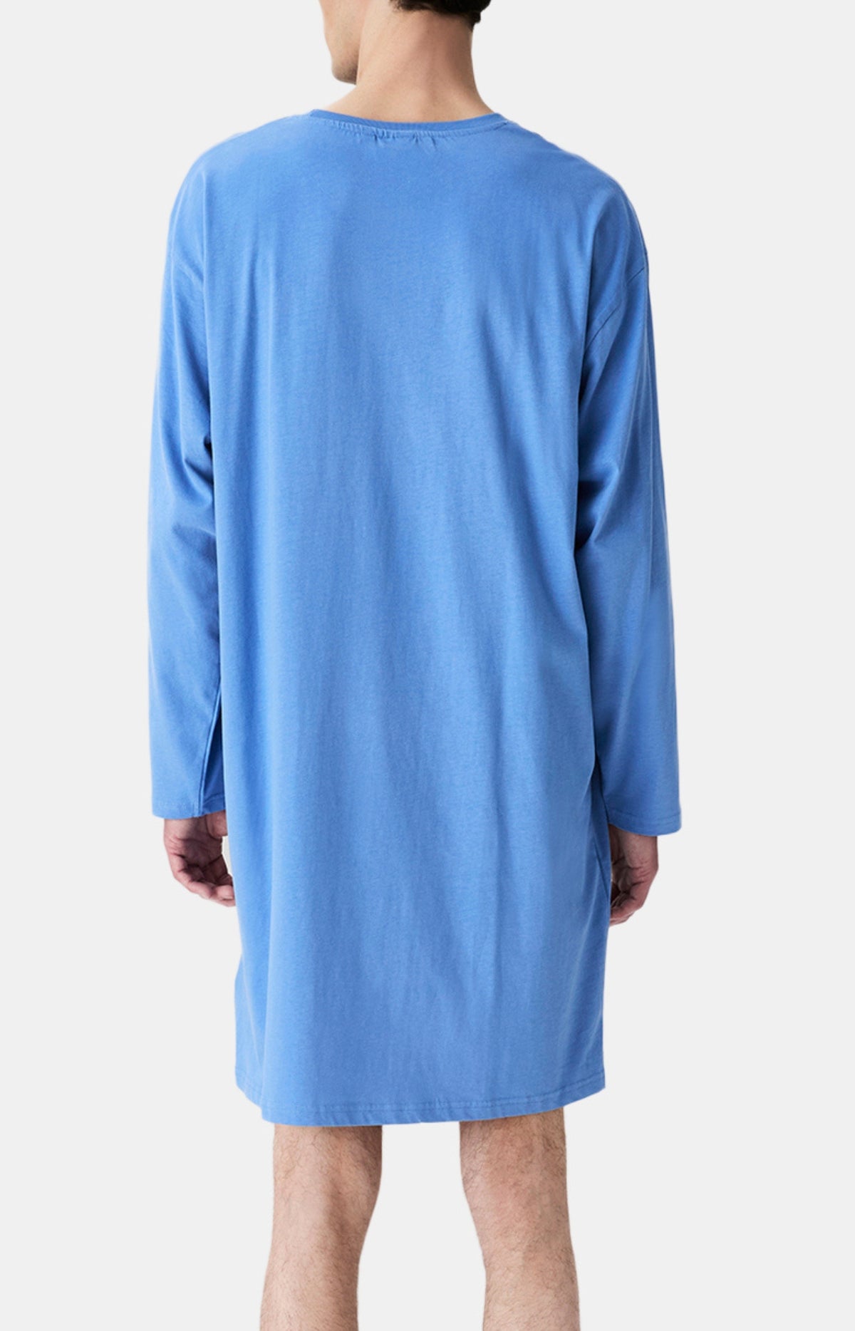 Chemises de nuit Homme Shirt Noël en altitude BLEU 7