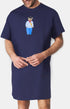 Maxi Tee-shirt Homme Teddy In Paris Marine 1