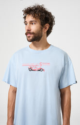 Chemise de nuit Homme Le Grand Prix du Sommeil Manches courtes Imprimé voiture formule 1  2