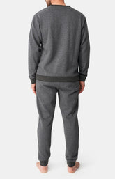Pyjama long Femme Coton Gris 5