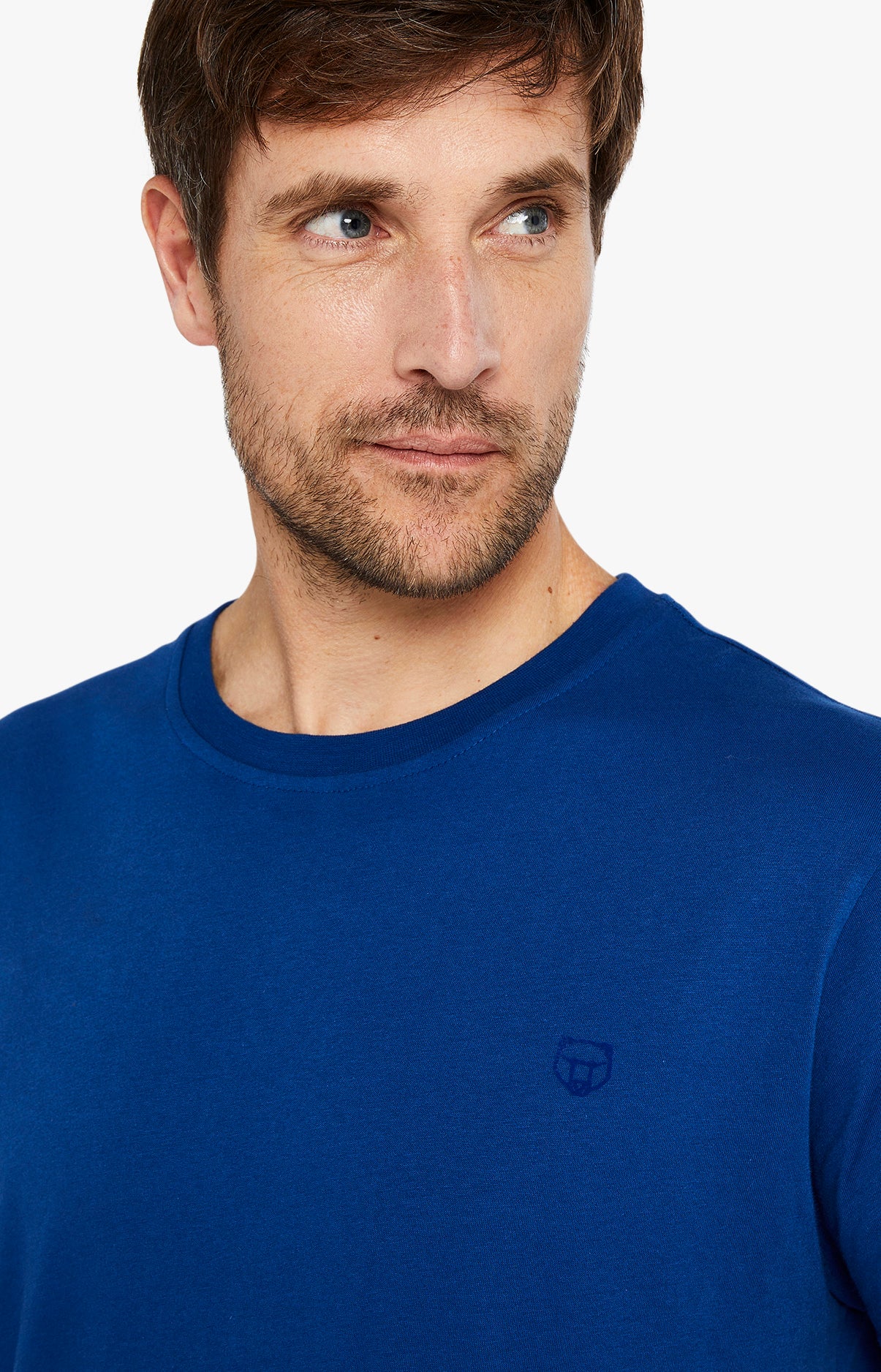 Tee-shirt Homme manches courtes Coton Bleu 26