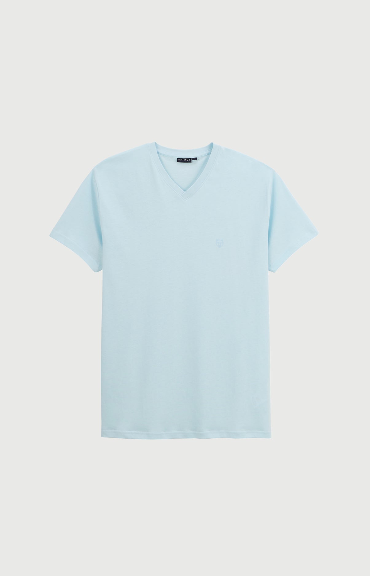 Tee-shirt en jersey de coton léger - Ciel