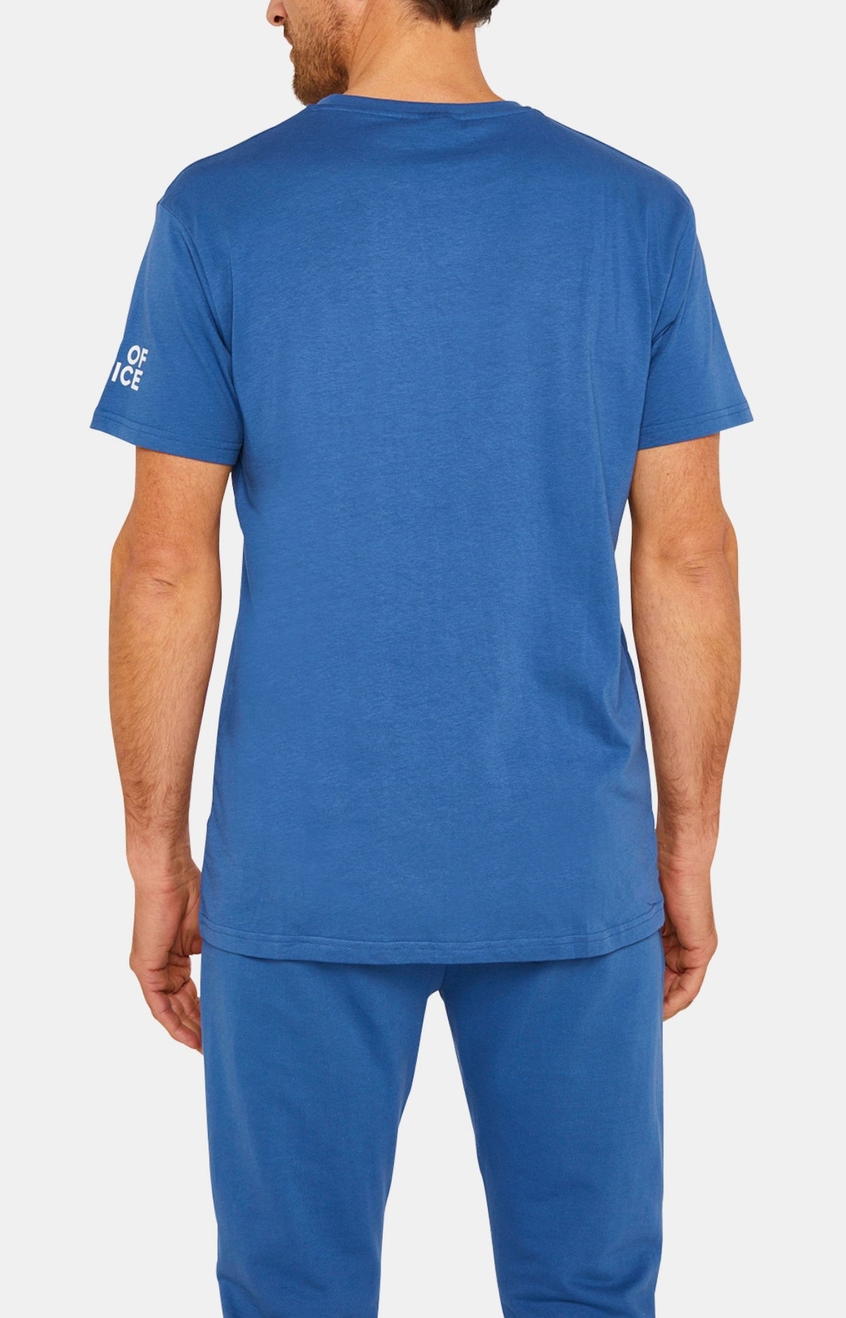 Tee-shirt Homme manches courtes Teddy Bleu 5