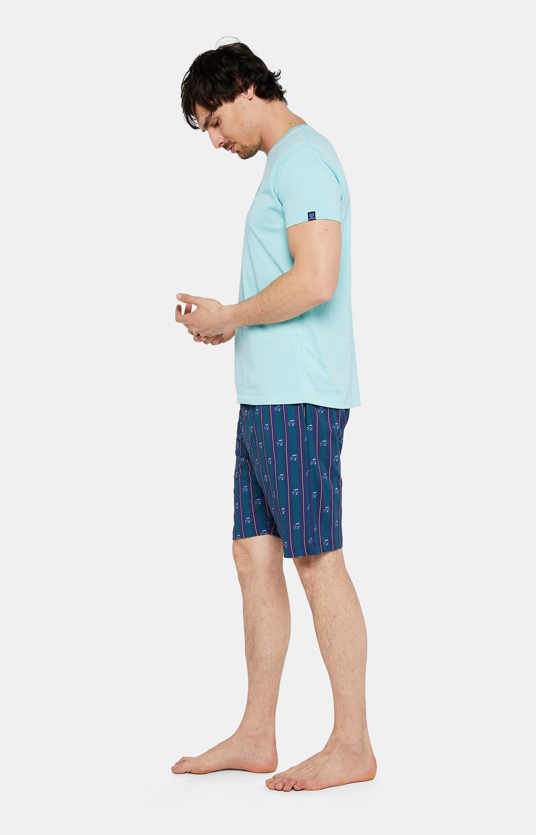 Pyjashort Homme Infatiguable 2CV Marine 2