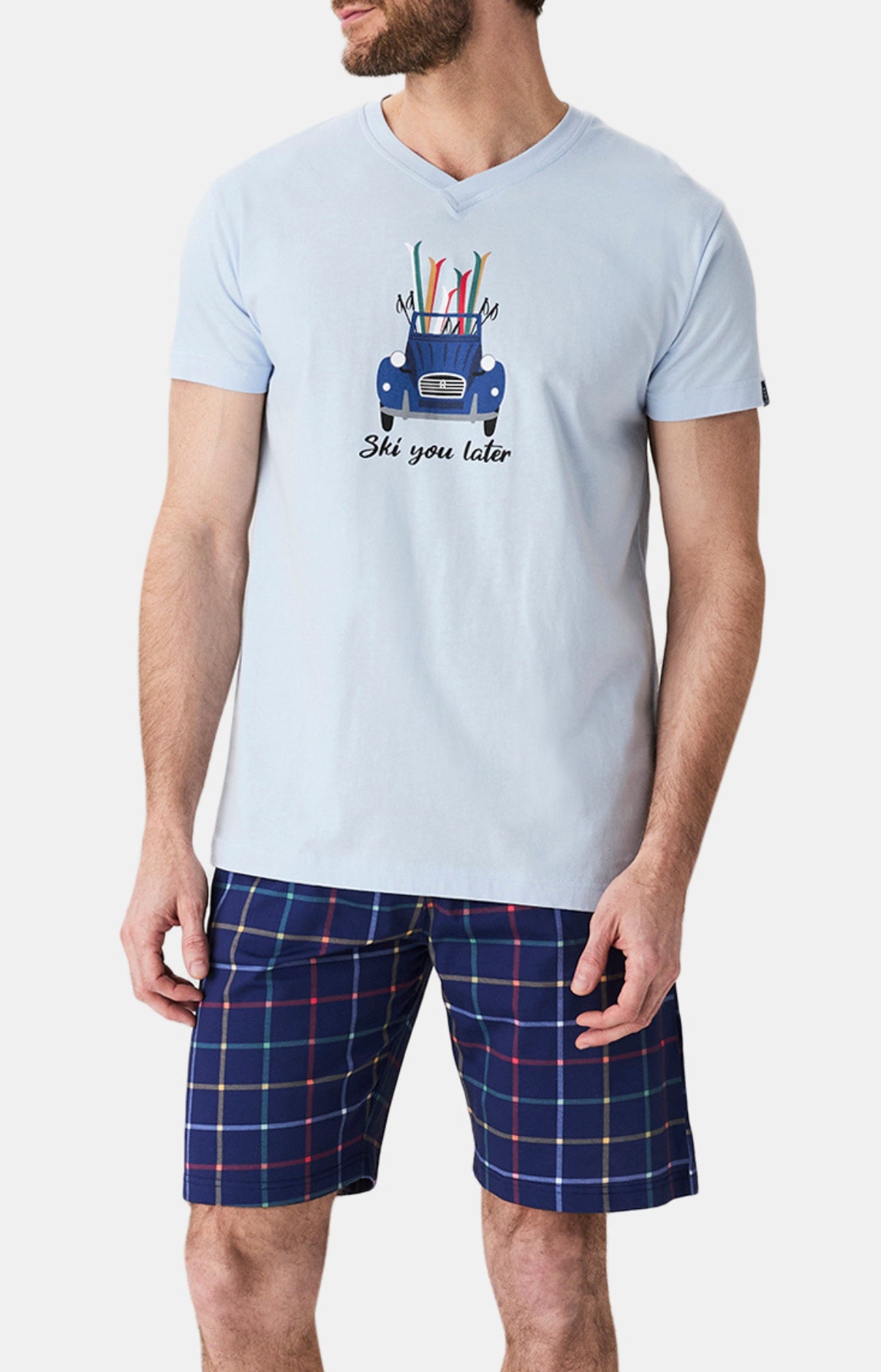 Pyjamas Homme Ski You Later MARINE 4