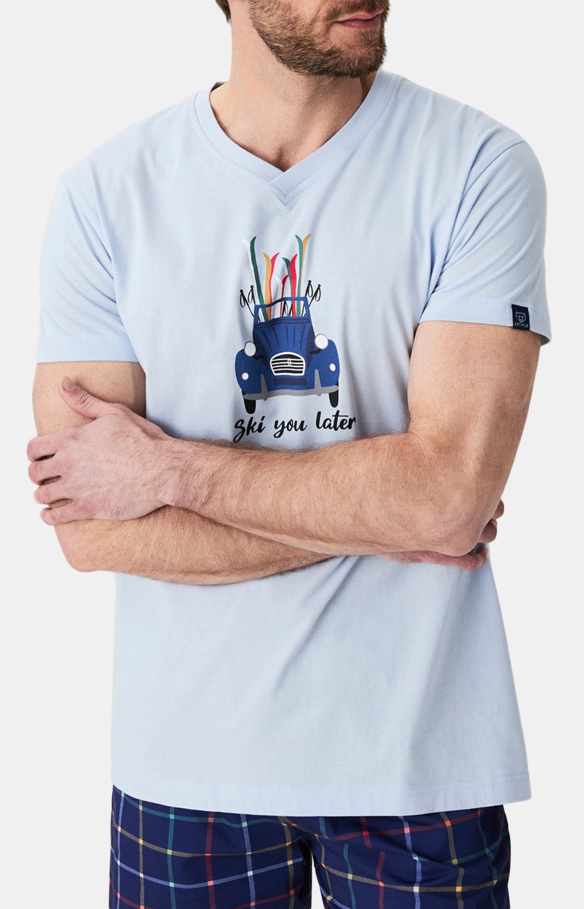 Pyjamas Homme Ski You Later MARINE 7