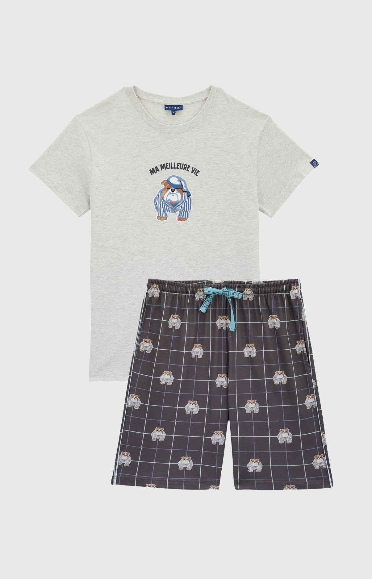 Pyjashort en jersey de coton léger - Ma meilleure vie