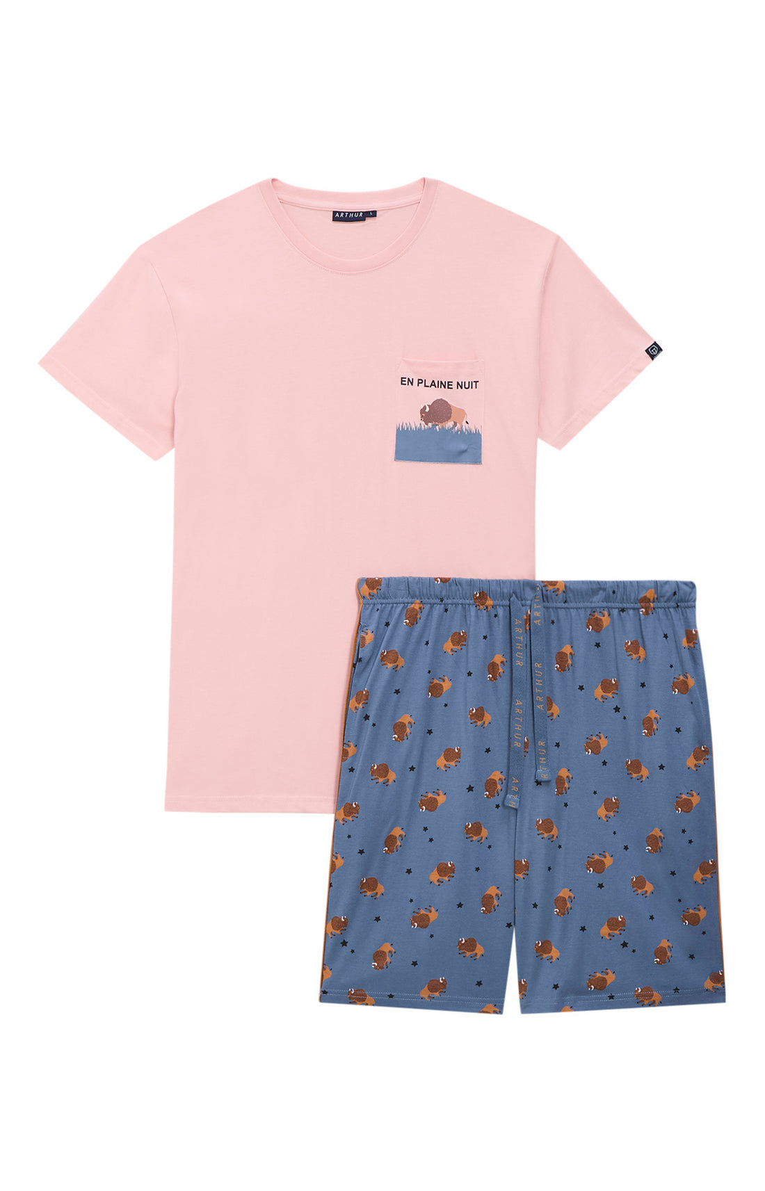Pyjamas Homme En Plaine nuit ARDOISE 3