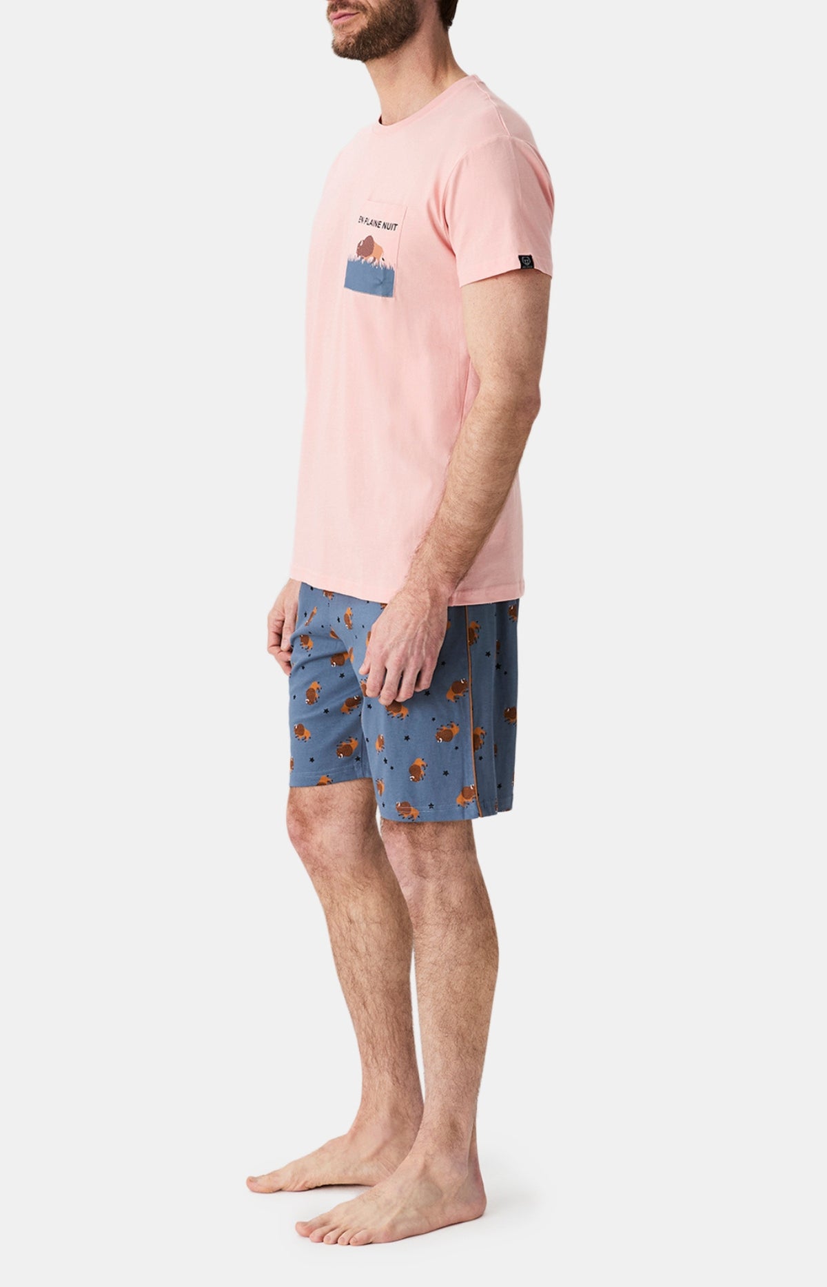Pyjamas Homme En Plaine nuit ARDOISE 5