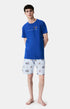 Pyjamas Homme Touche pas à mon putt BLEU 1