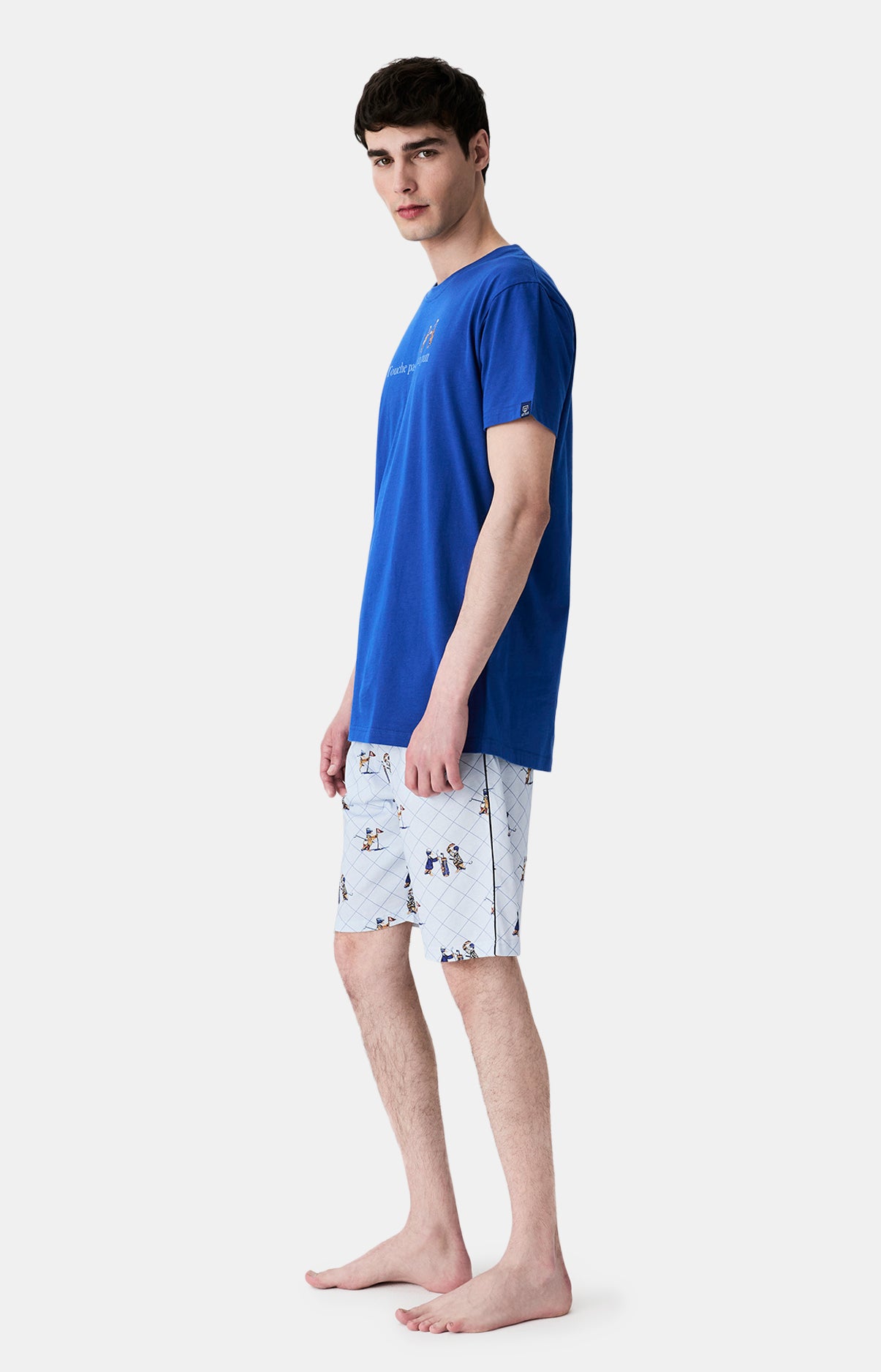 Pyjamas Homme Touche pas à mon putt BLEU 5