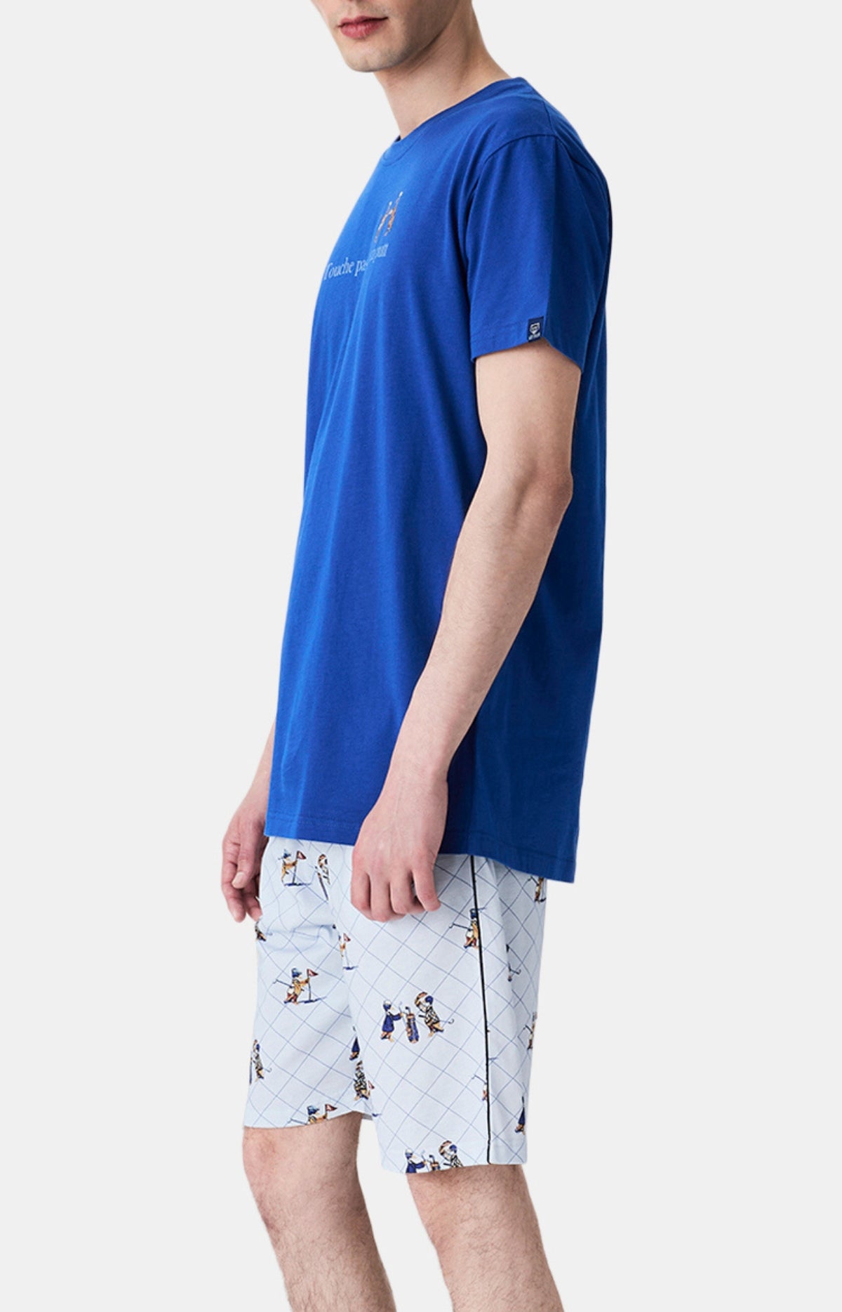 Pyjamas Homme Touche pas à mon putt BLEU 5