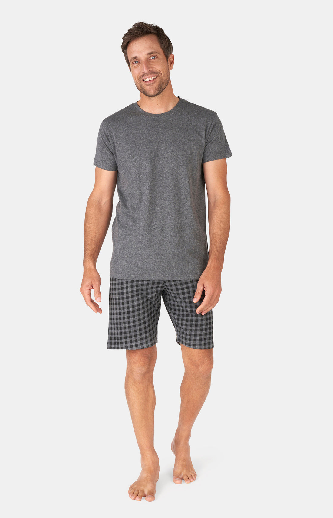 Pyjama court homme Gris 1