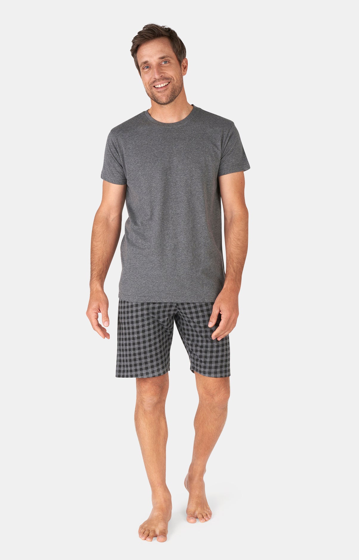 Pyjama court homme Gris 1