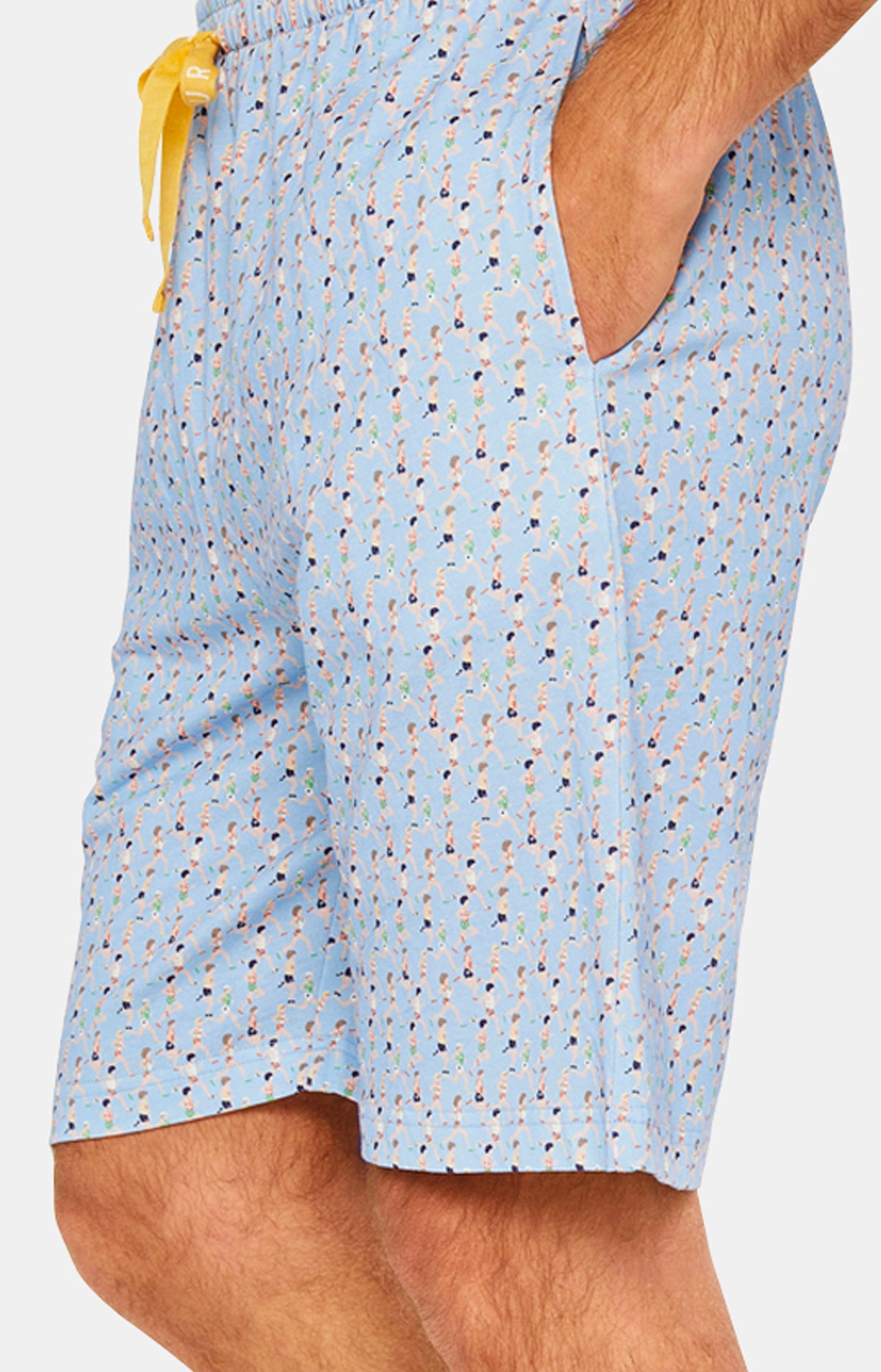 Pyjashort Homme Marathon Bleu 6
