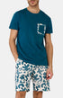 Pyjashort Homme Matis Pétrole 1