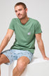 Pyjama Homme Pétanque Manches courtes Imprimé joueurs de pétanque 1