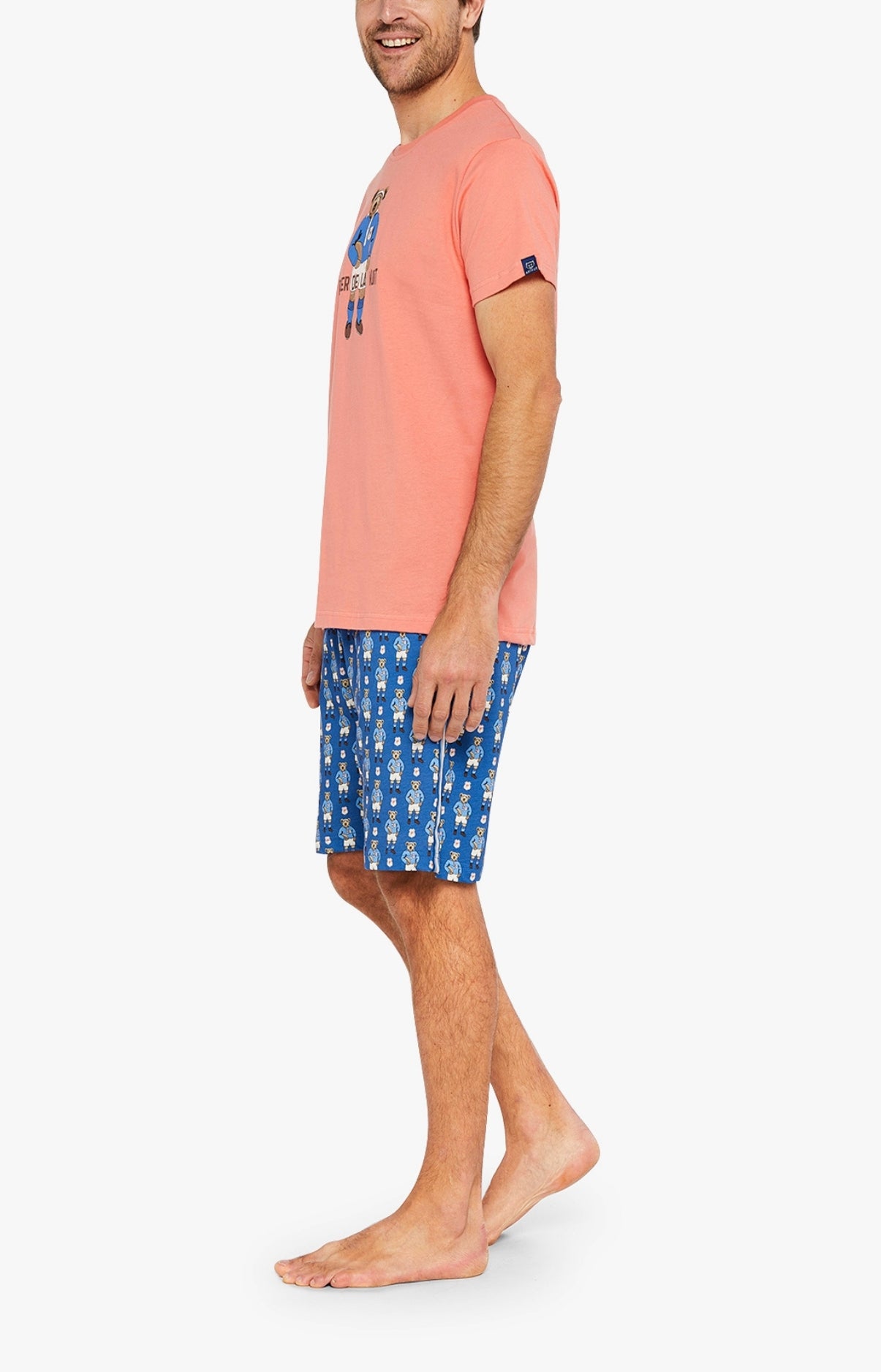 Pyjashort Homme Pilier de la Nuit Bleu 4