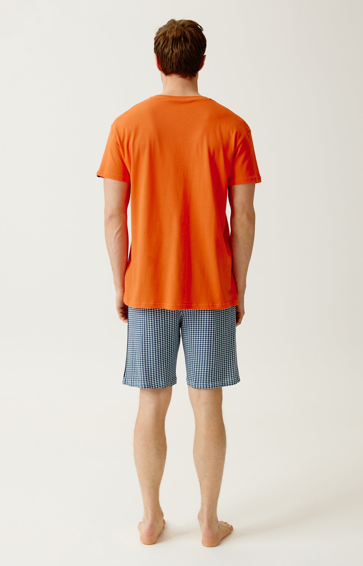 Pyjashort en jersey de coton léger - Pilote de lit
