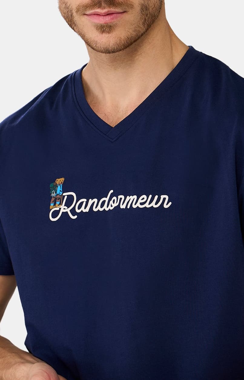 Pyjashort Randormeur - Marine 2